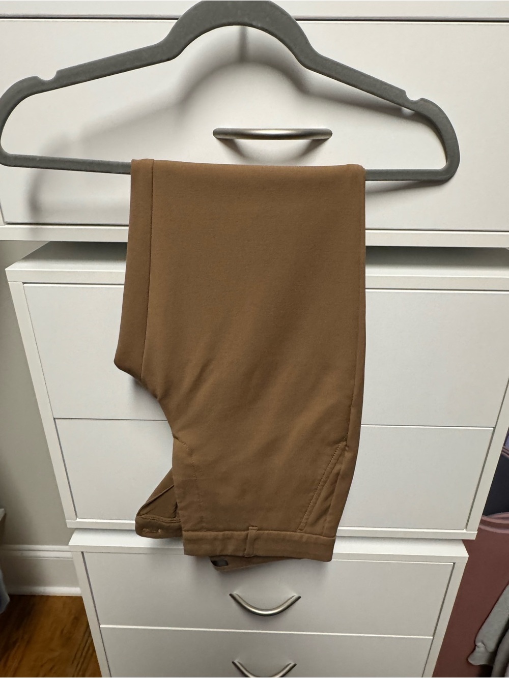 White House Black Market Cropped Ankle Pants in Camel Brown